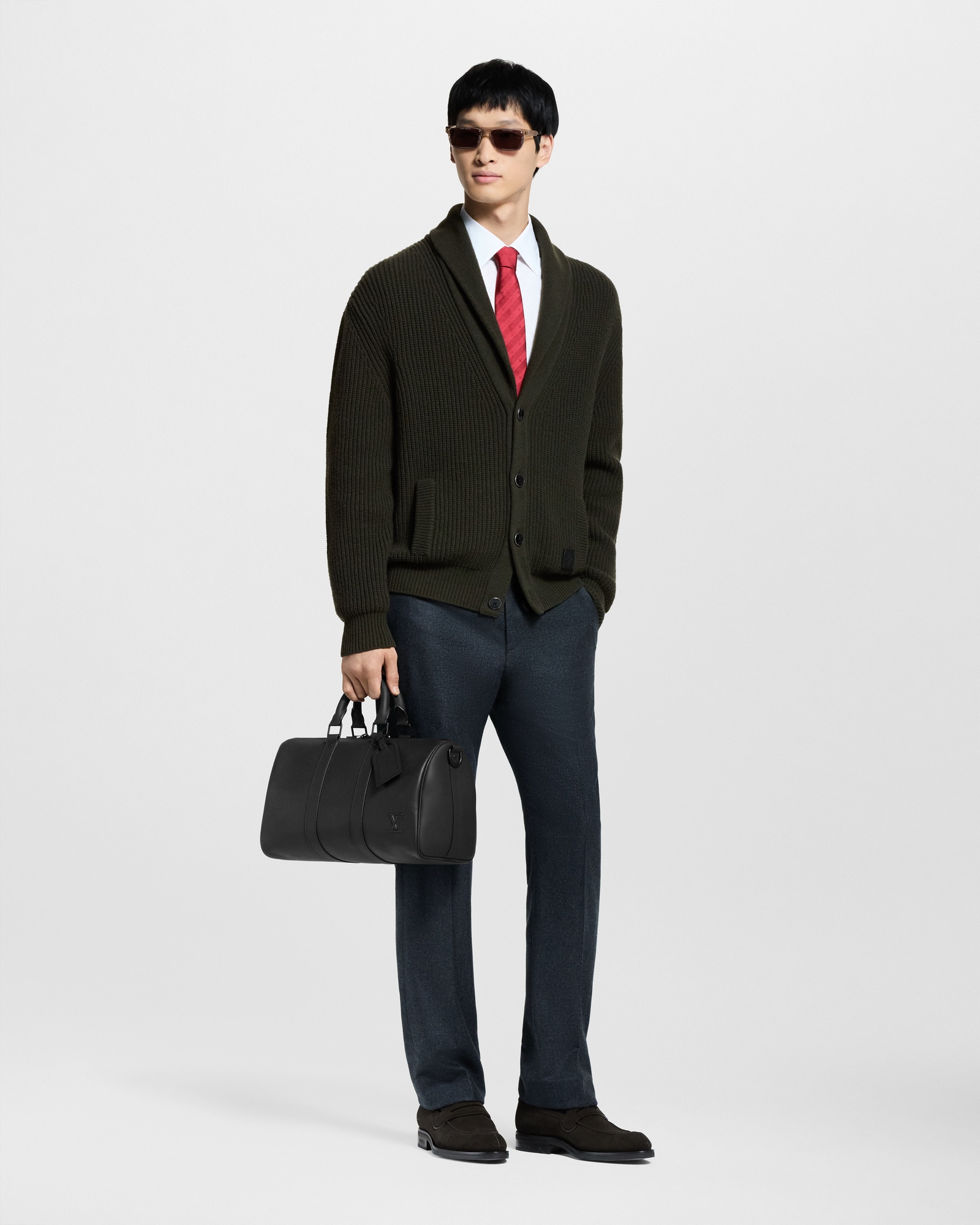 Keepall Bandoulière 35 LV Aerogram - Bags and Small Leather Goods